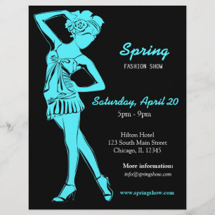 Fashion Show (Turquiose) Flyer