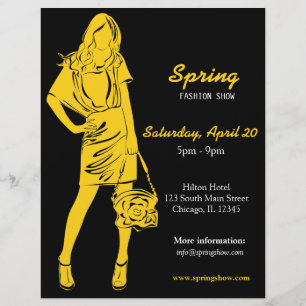 Fashion Show (Yellow) Flyer