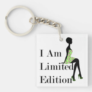 Fashion Silhouette I Am Limited Edition Quote Keychain