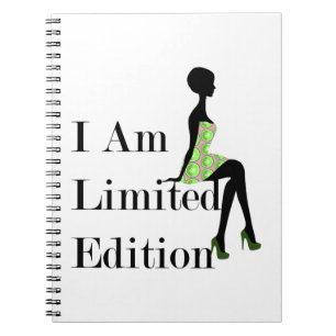 Fashion Silhouette I Am Limited Edition Quote Notebook