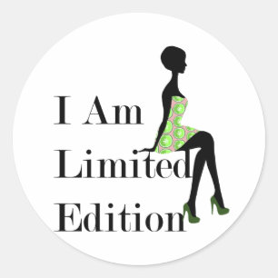 Fashion Silhouette I Am Limited Edition Sticker