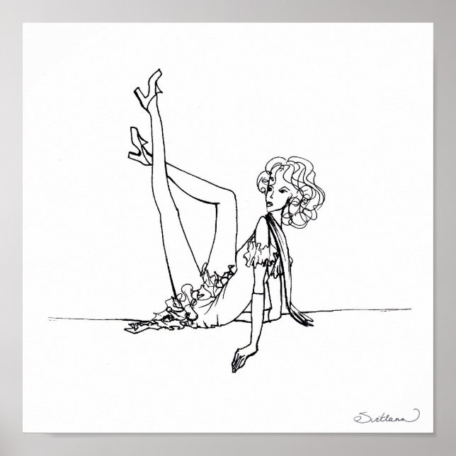 Fashion Sketch Poster (Front)