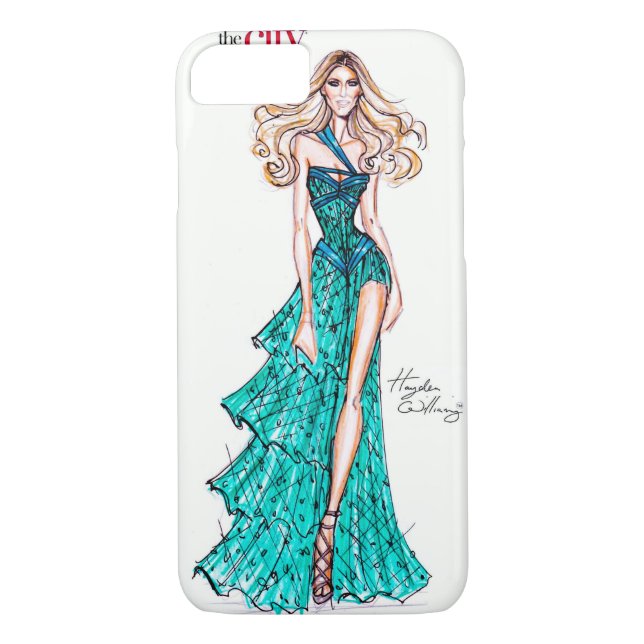 Fashion sketch - Sarah Jessica Parker. Case-Mate iPhone Case (Back)