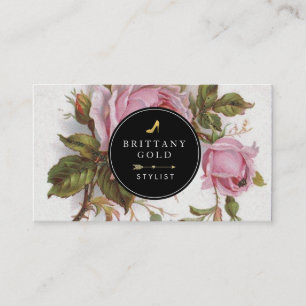 Fashion Stylist Blog Carte de visite - Rose Femini