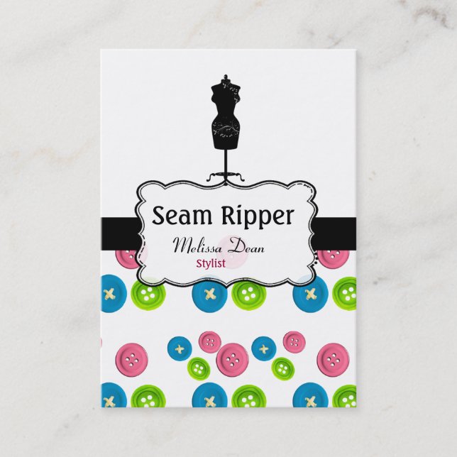 Fashion Stylist Business Card (Front)