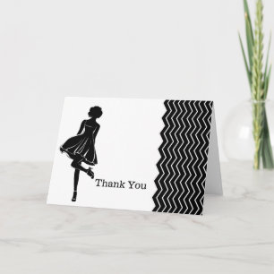 Fashion thank you card