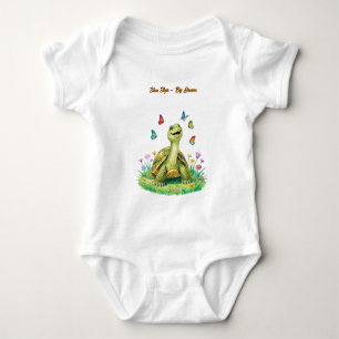 Fashion Turtle Butterfly Toddler  Baby Bodysuit