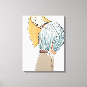 Fashion Vignette Canvas Print