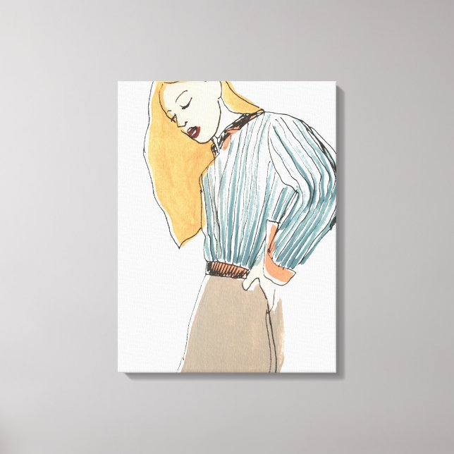 Fashion Vignette Canvas Print (Front)
