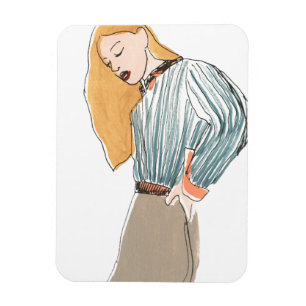 Fashion Vignette Magnet