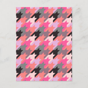 Fashion Vintage Cute- Pattern Stylish Modern Postcard