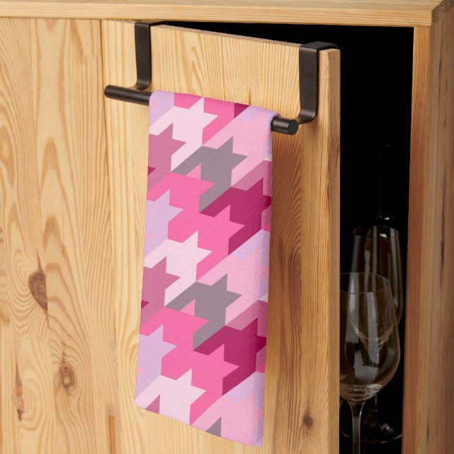 Fashion Vintage Stylish- Pattern Modern Spring     Kitchen Towel (Thirds Fold)