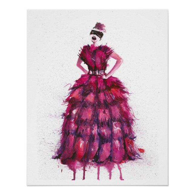 Fashion Vogue Woman Poster (Front)