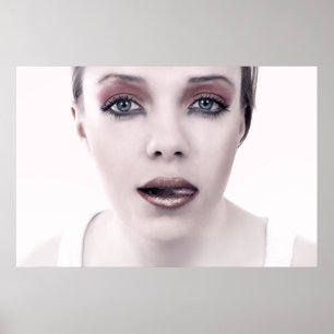 Fashion woman portrait  poster