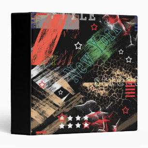 Fashionable abstract grunge binder
