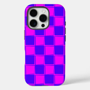 Fashionable Chequered Pattern Design iPhone 16 Pro Case