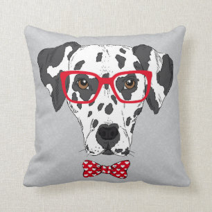 Fashionable Dalmatian Throw Pillow
