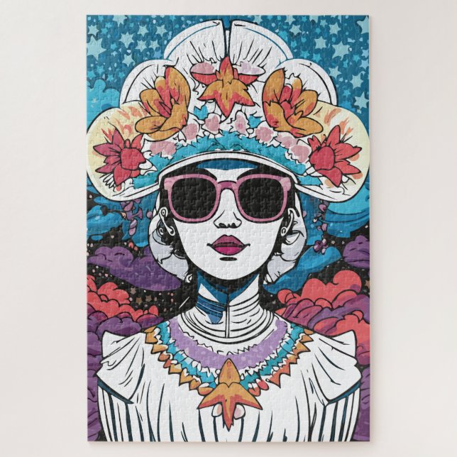 Fashionable Lady Jigsaw Puzzle (Vertical)