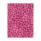 Fashionable leopard skin fluffy fur effect