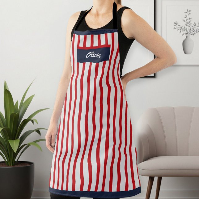 Fashionable Long Patterned Apron for Men and Women (Creator Uploaded)