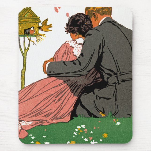 Fashionable Lovers Mouse Pad (Front)