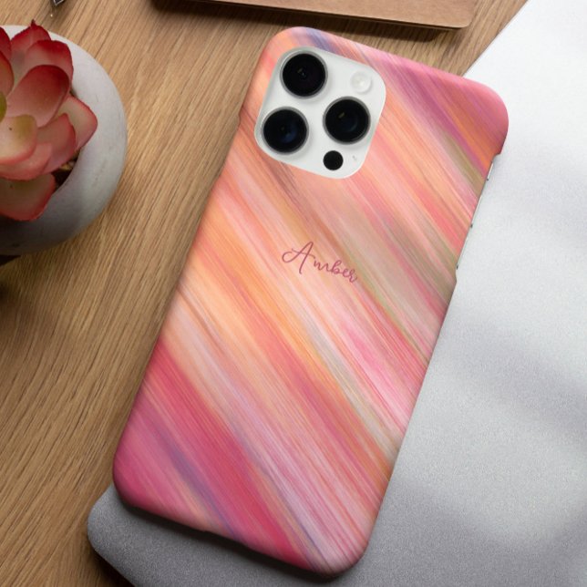 Fashionable Mutil Colour Striped Texture Customize Case-Mate iPhone Case (Creator Uploaded)