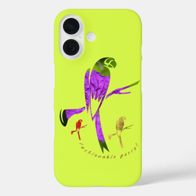 fashionable parrot Case-Mate iPhone case (Back)