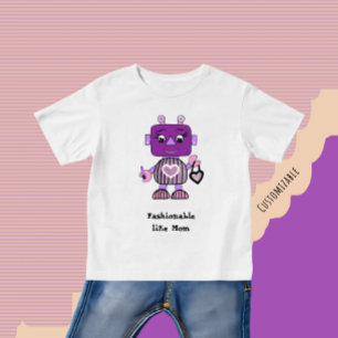 Fashionable robot baby T-Shirt
