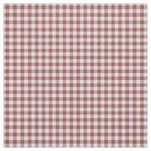 Fashionable trendy pattern tartan red and white fabric