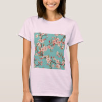 Fashionable Turquoise Cherry Blossom