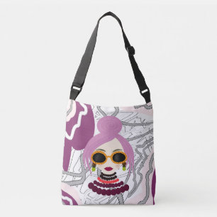 Fashionable woman crossbody bag