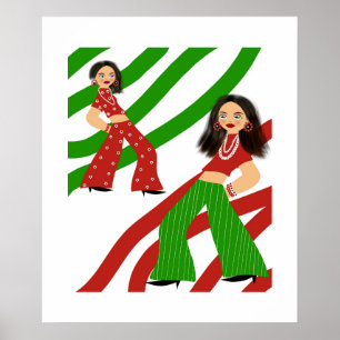 Fashionable women’s  poster