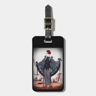 Fashionista Diva Roaring Twenties Luggage Tag