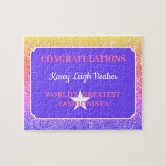 Fashionista! Fun Personalized Special Jigsaw Puzzle