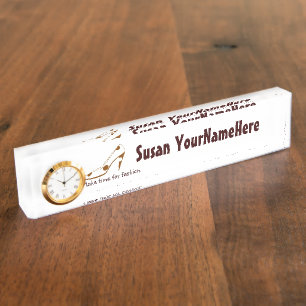 Fashionista High Heel Nameplate