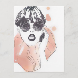 fashionista post card