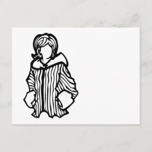 fashionista postcard