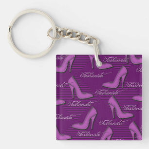 Fashionista Shoes-3-Double-Sided Acrylic Key Chain