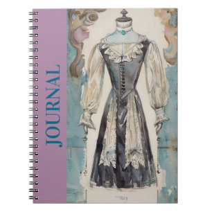 Fashionista's Dream: Little Black Dress LBD Diary  Notebook