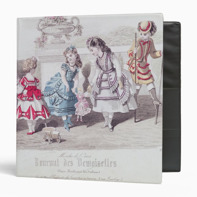 Fashions for Girls, from 'Journal des Binder (Front/Inside)