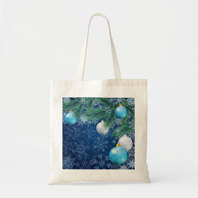 Fasinating White Christmas Tote Bag (Front)