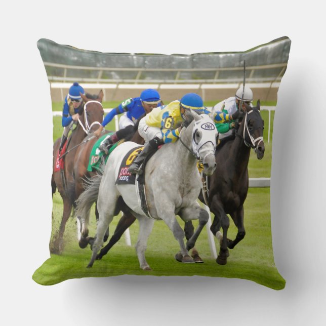 Fast and Accurate - Jose Ortiz Throw Pillow (Front)