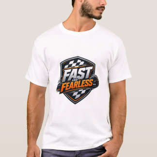 Fast and Fearless Racing Shield Graphic T-Shirt