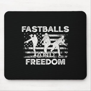Fast And Freedom Sell Usa Flag Mouse Pad