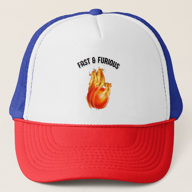 Fast And Furious Cricket Shirt Trucker Hat (Front)