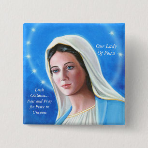 Fast and Pray For Ukraine  2 Inch Square Button