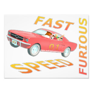 Fast and Speed Furious 01  Photo Print