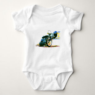 Fast Awesome Speedway Motorcycle Baby Bodysuit