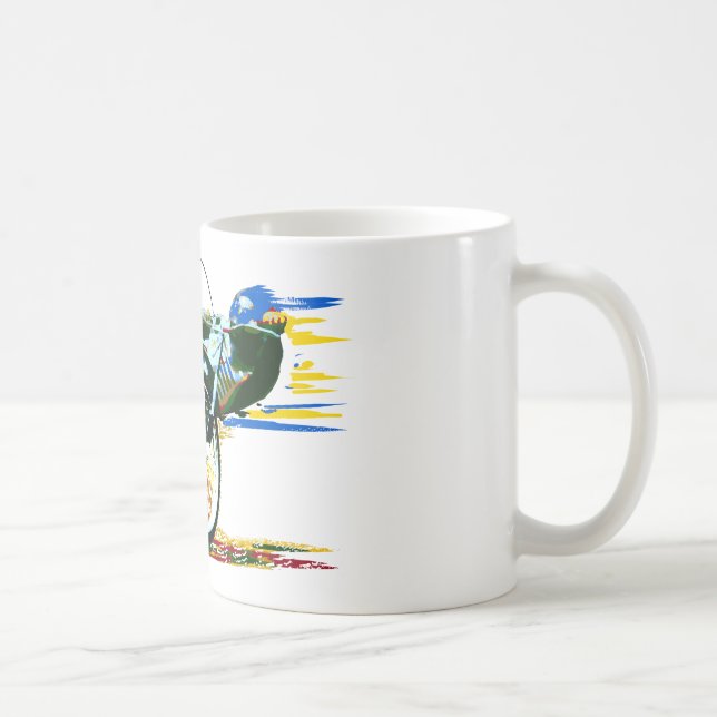 Fast Awesome Speedway Motorcycle Coffee Mug (Right)