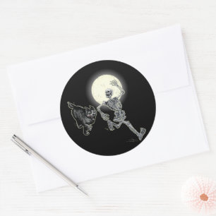 Fast Bones Classic Round Sticker
